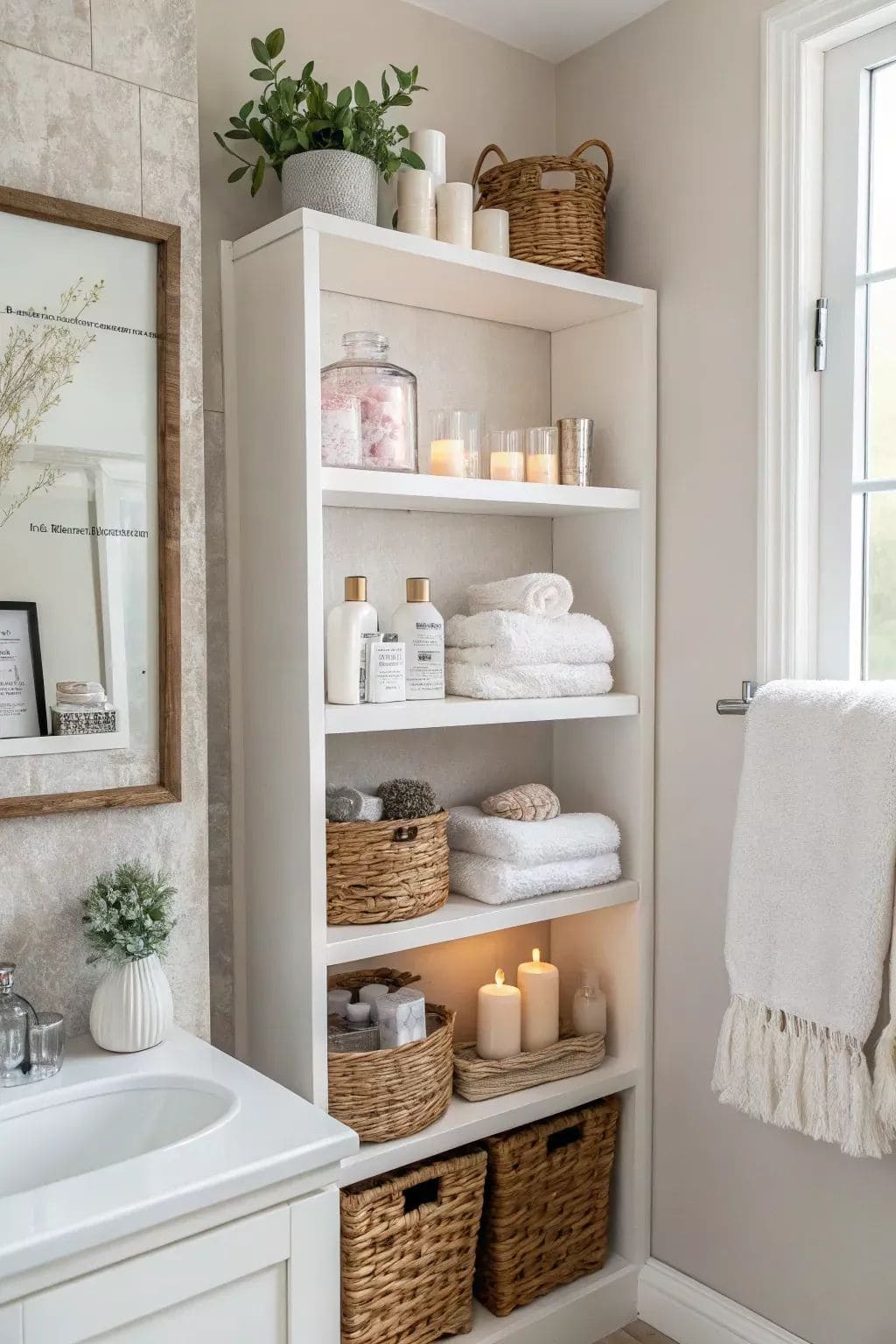 Versatile Open Shelving Unit