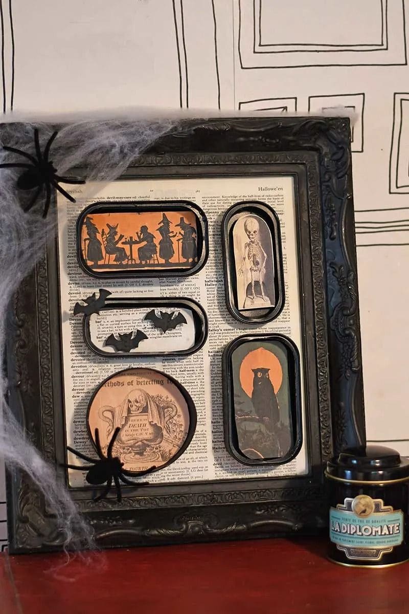Vintage Witchcraft Collage Frame