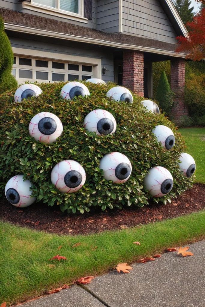 All-Seeing Halloween Bush Eyes