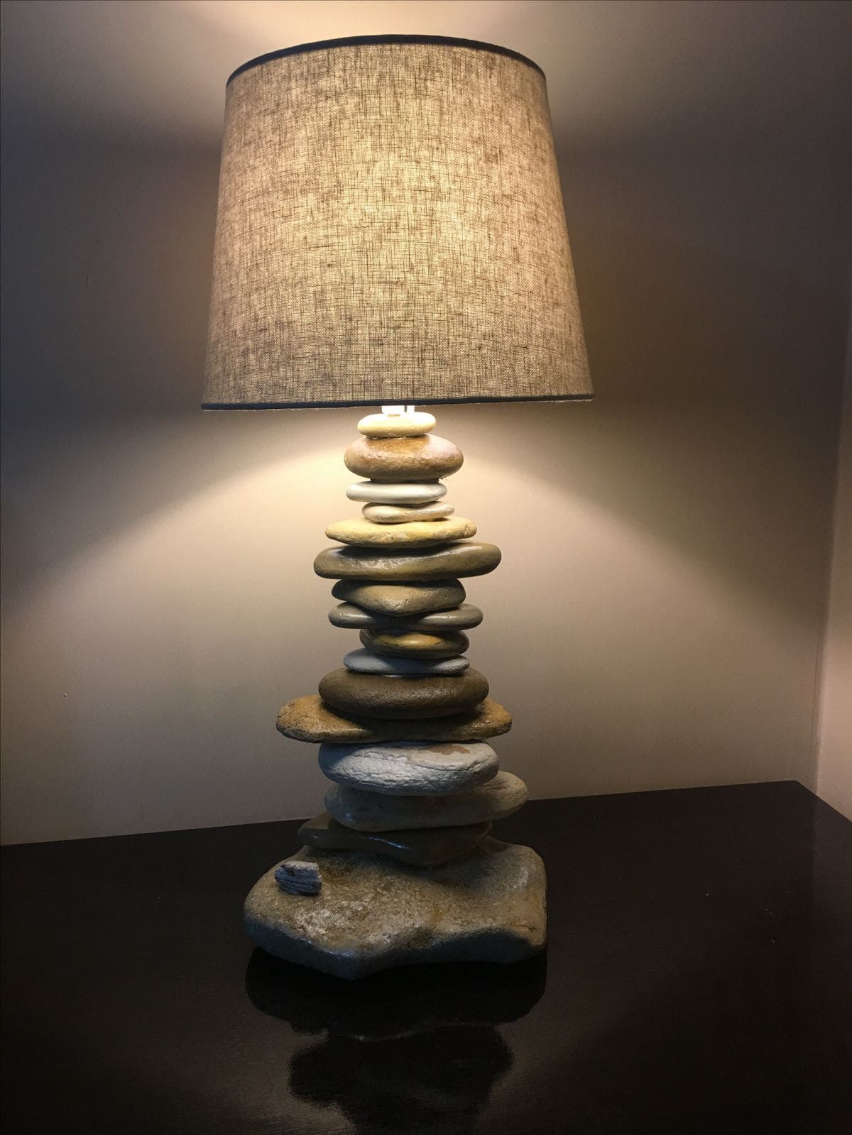 Balancing Stone Lamp Base