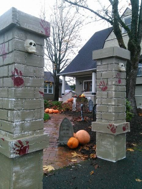 Bloody Handprint Graveyard Gate