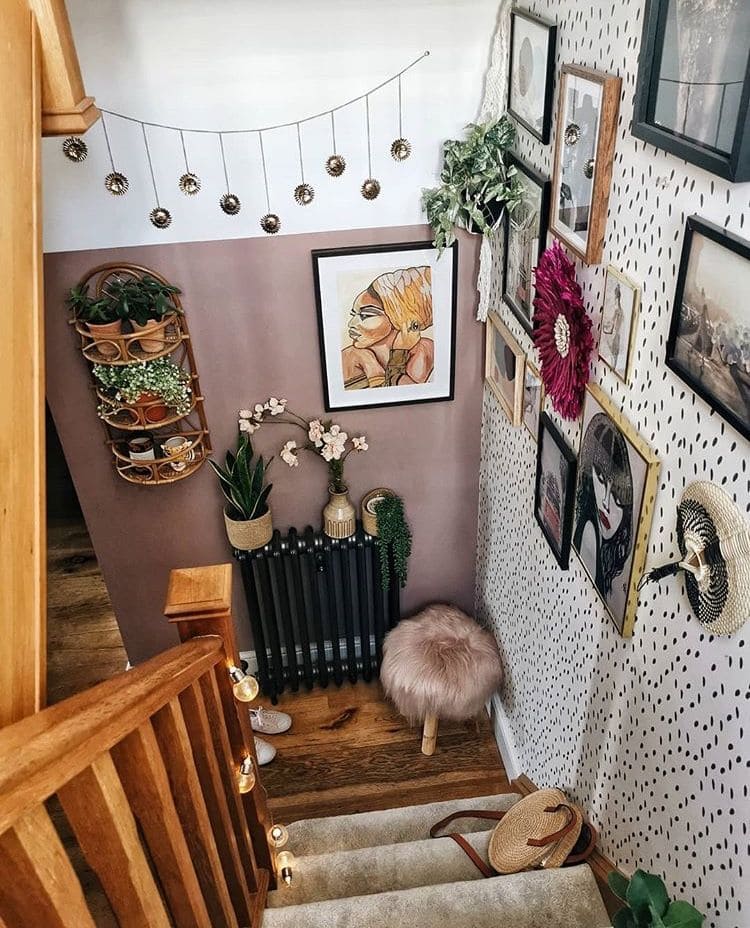 Boho Chic Staircase Gallery