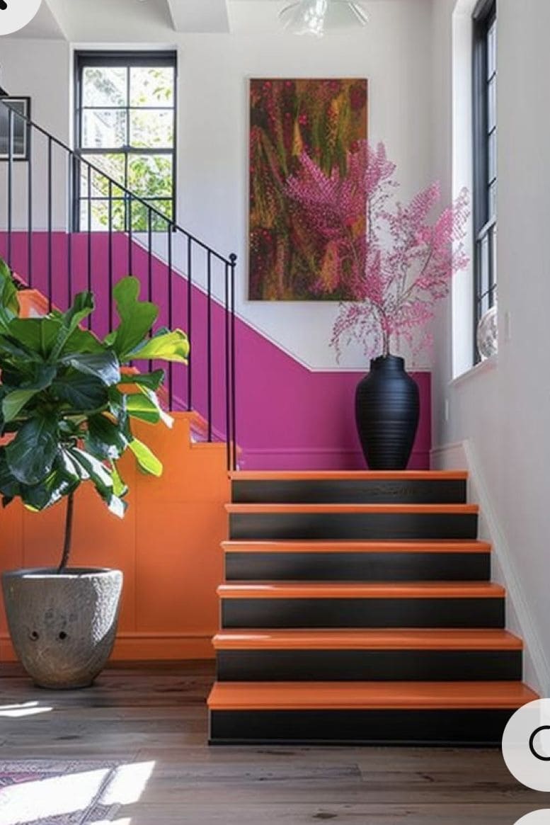 Bold Fusion Staircase Statement