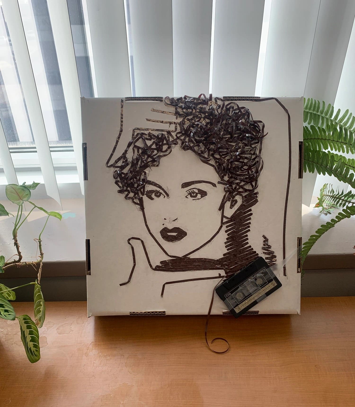 Cassette Tape Portrait Art
