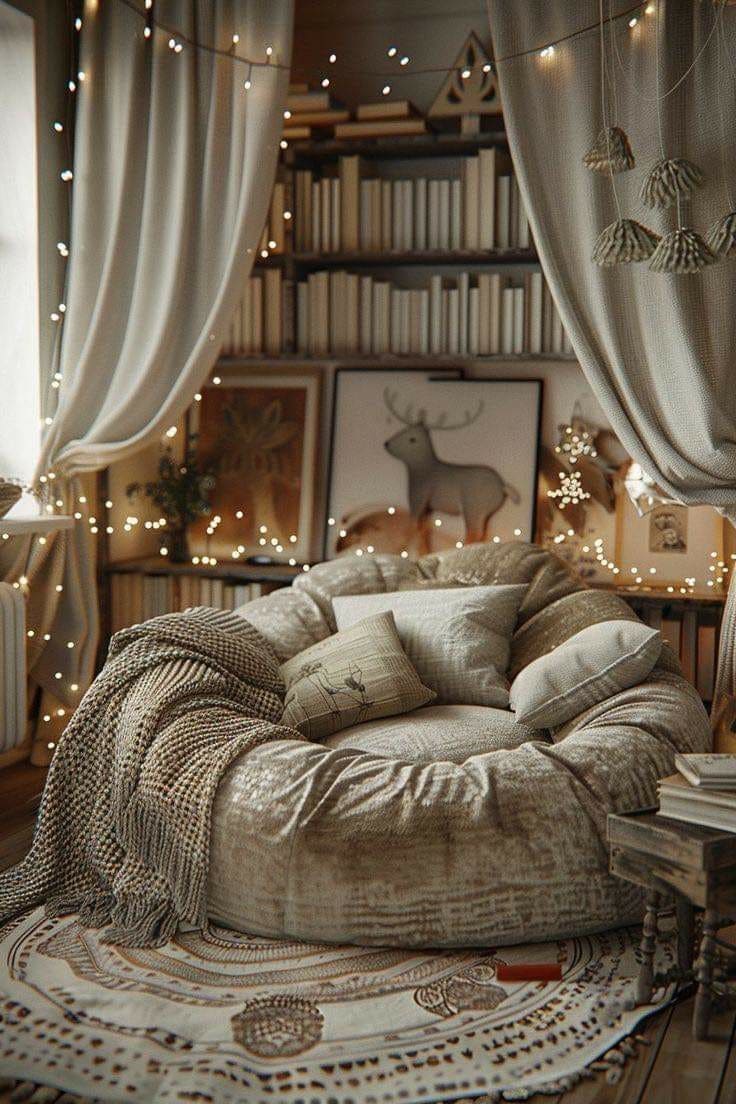 Cozy Christmas Retreat Nook