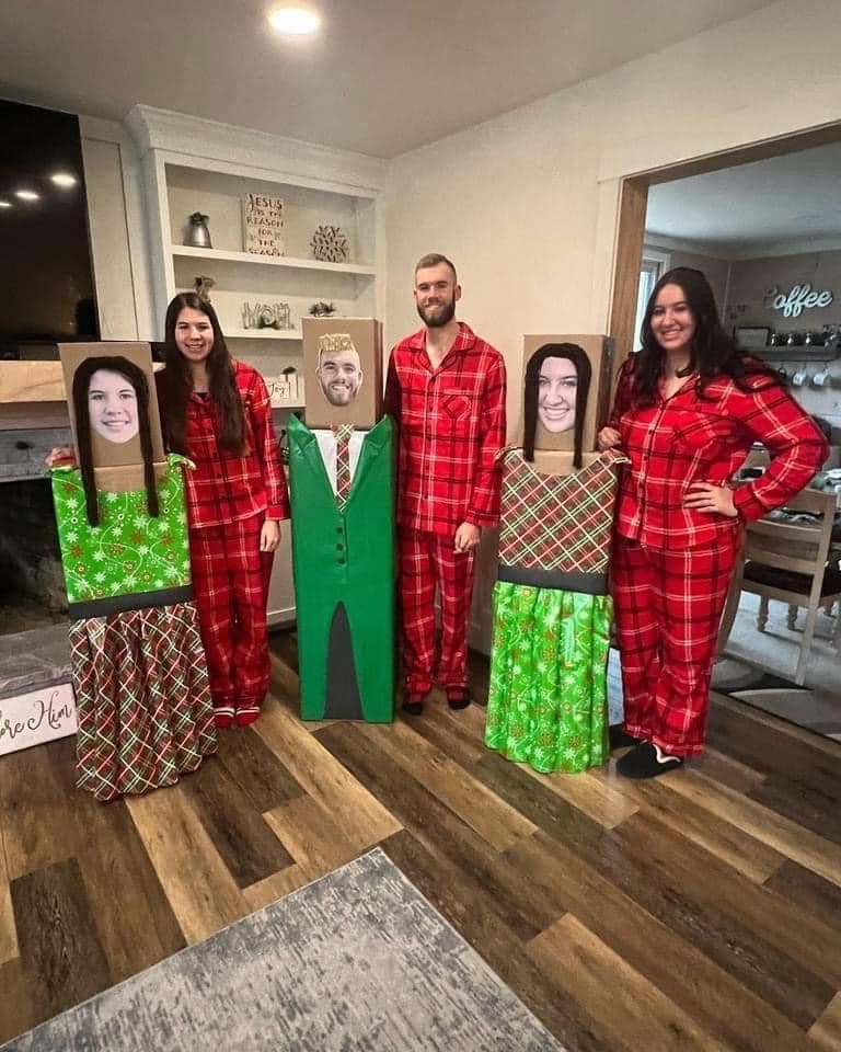 Creative Christmas Costume Decor