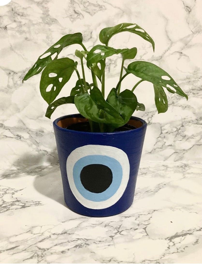Evil Eye Protection Halloween Pot