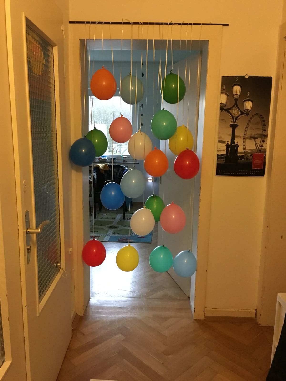 Floating Balloon Doorway Curtain