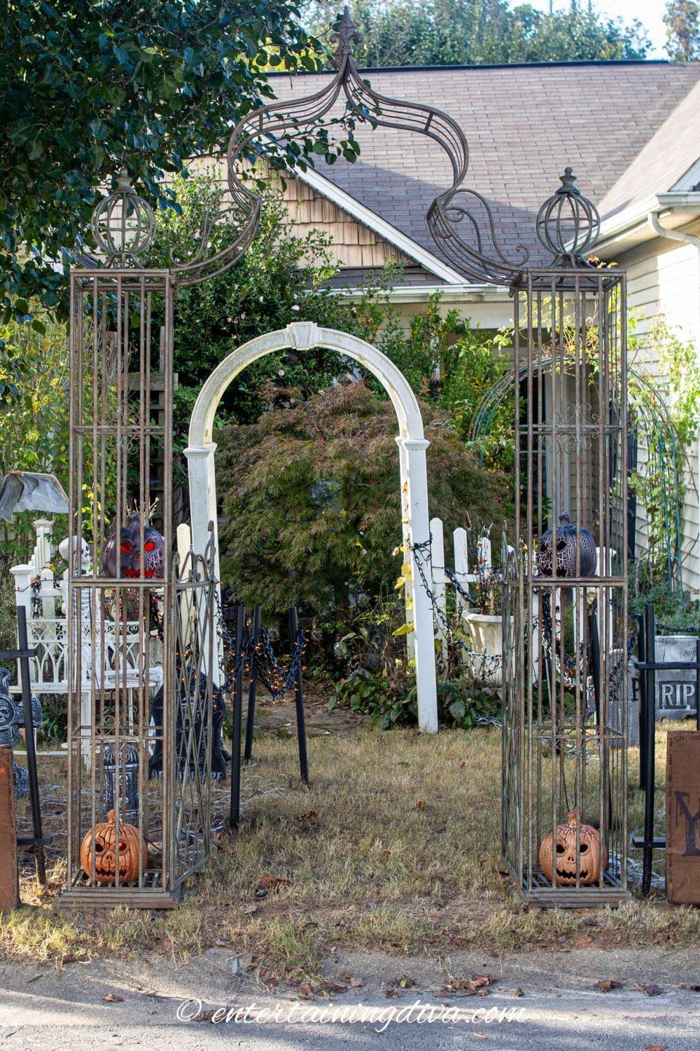 Gothic Halloween Garden Gate