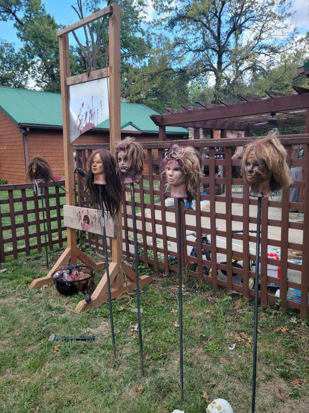 Guillotine Halloween Yard Horror