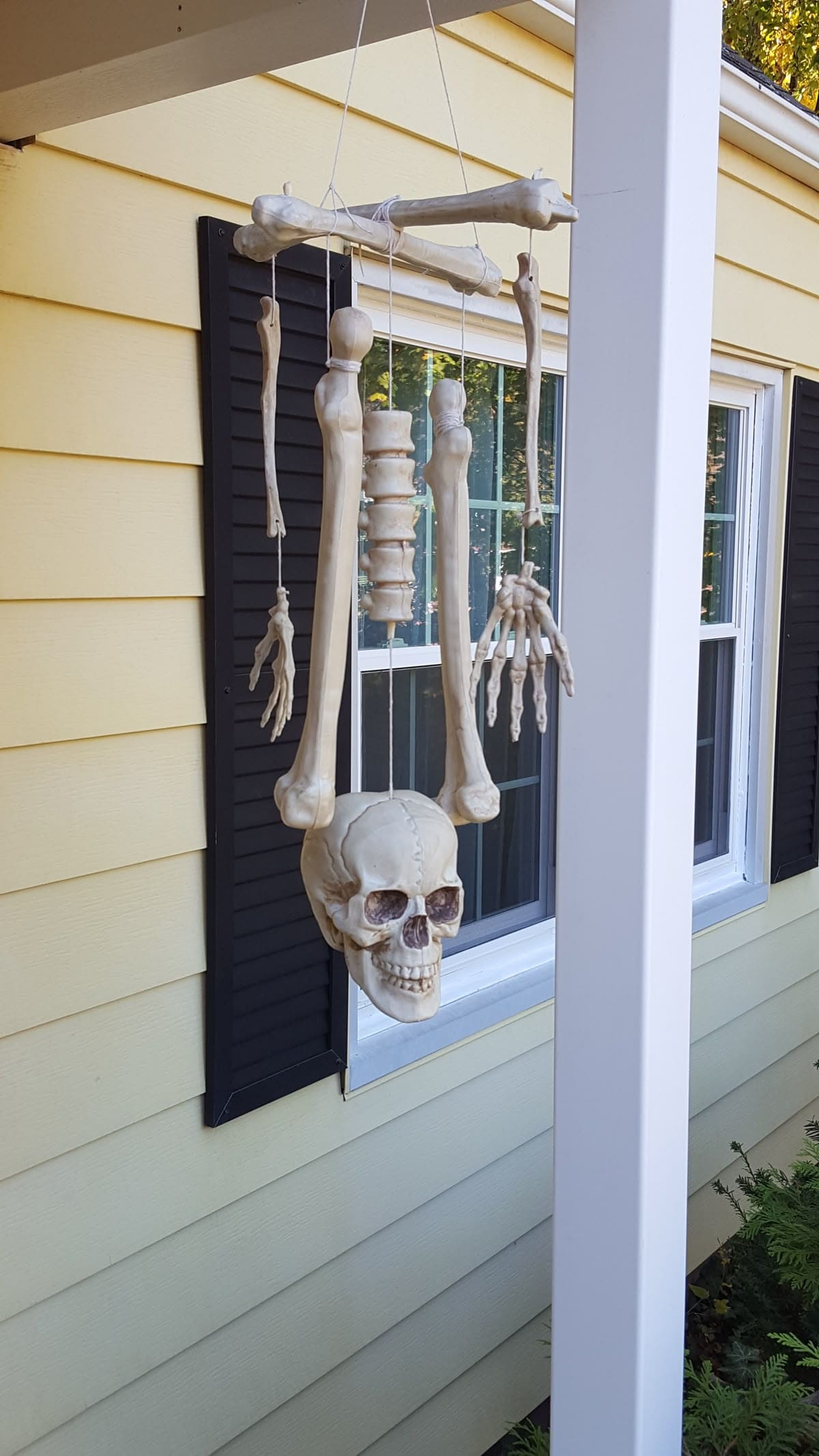 Haunted Bones Wind Chime Halloween Decor