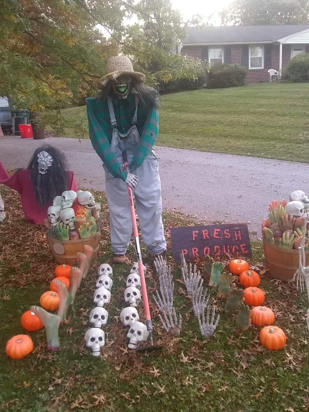 Haunted Harvest Halloween Yard
