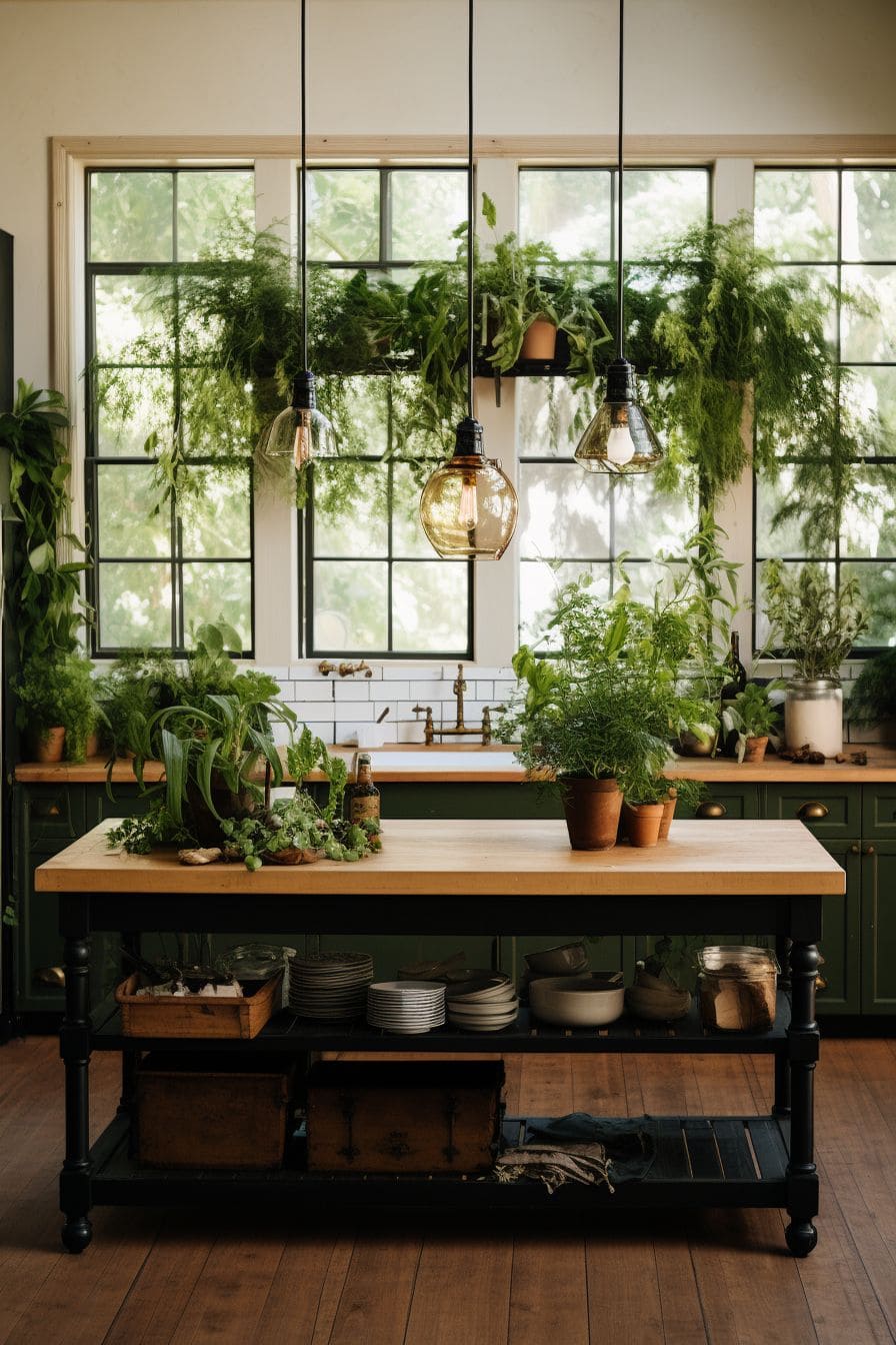 Kitchen Windowsill Herb Sanctuary
