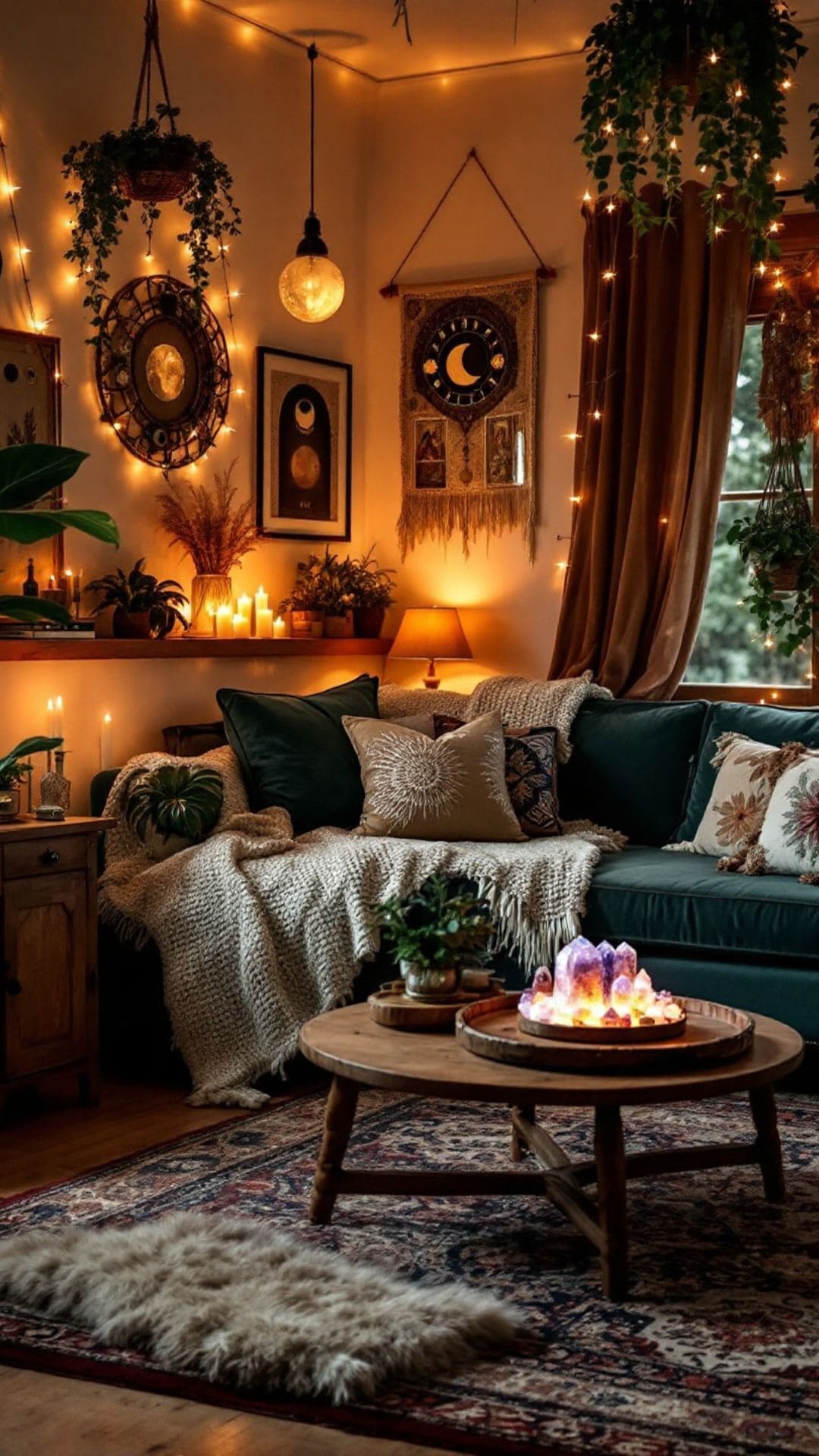 Moonlit Sanctuary Living Room