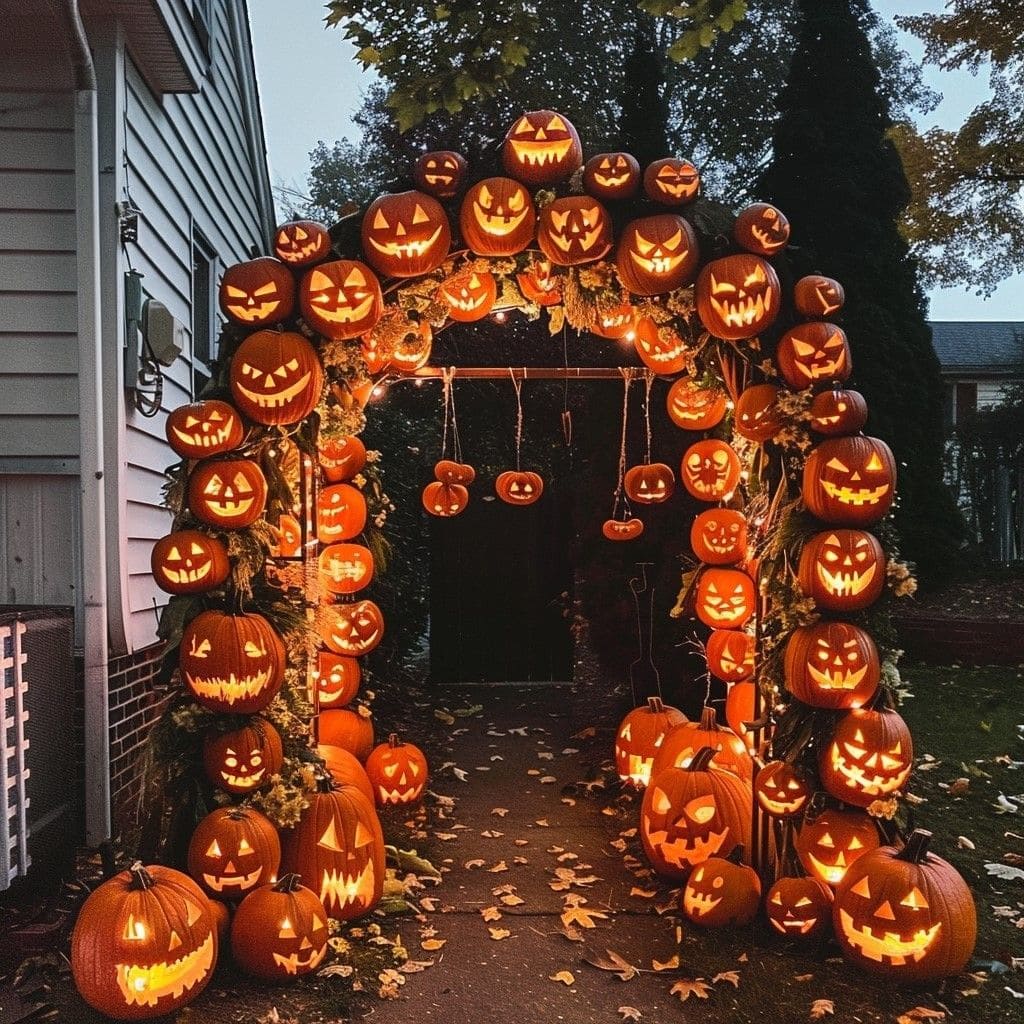 Pumpkin Archway of Shadows