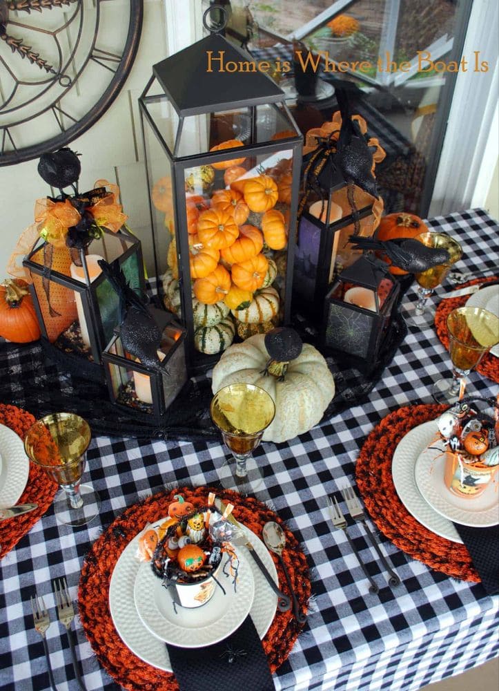Pumpkin Lantern Magic Halloween Tablescape