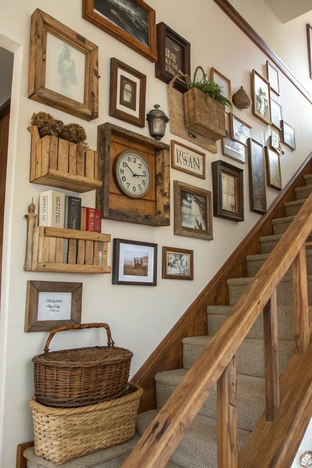 Rustic Heritage Gallery Wall