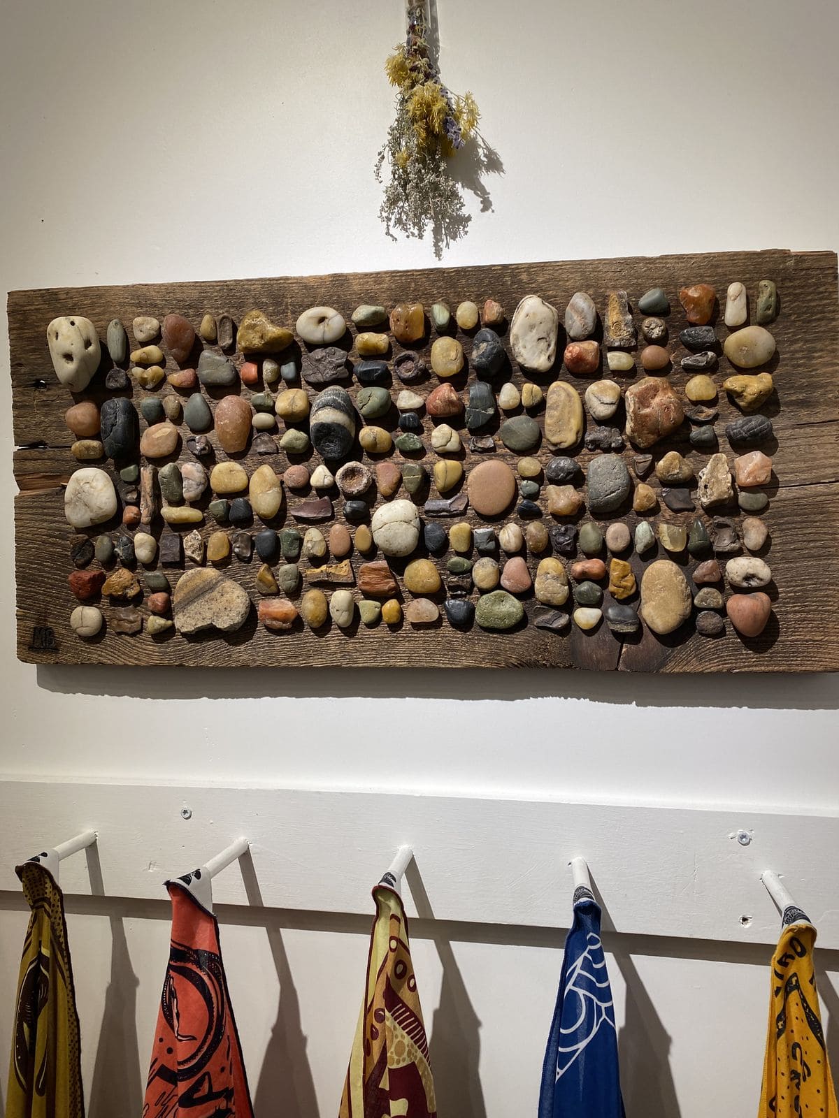 Rustic Pebble Wall Art
