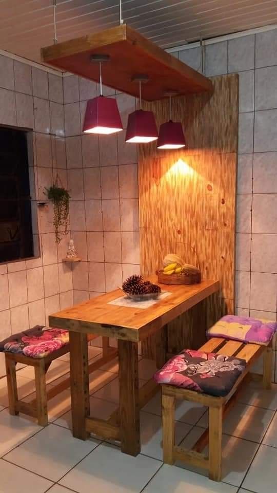 Rustic Warmth Dining Nook