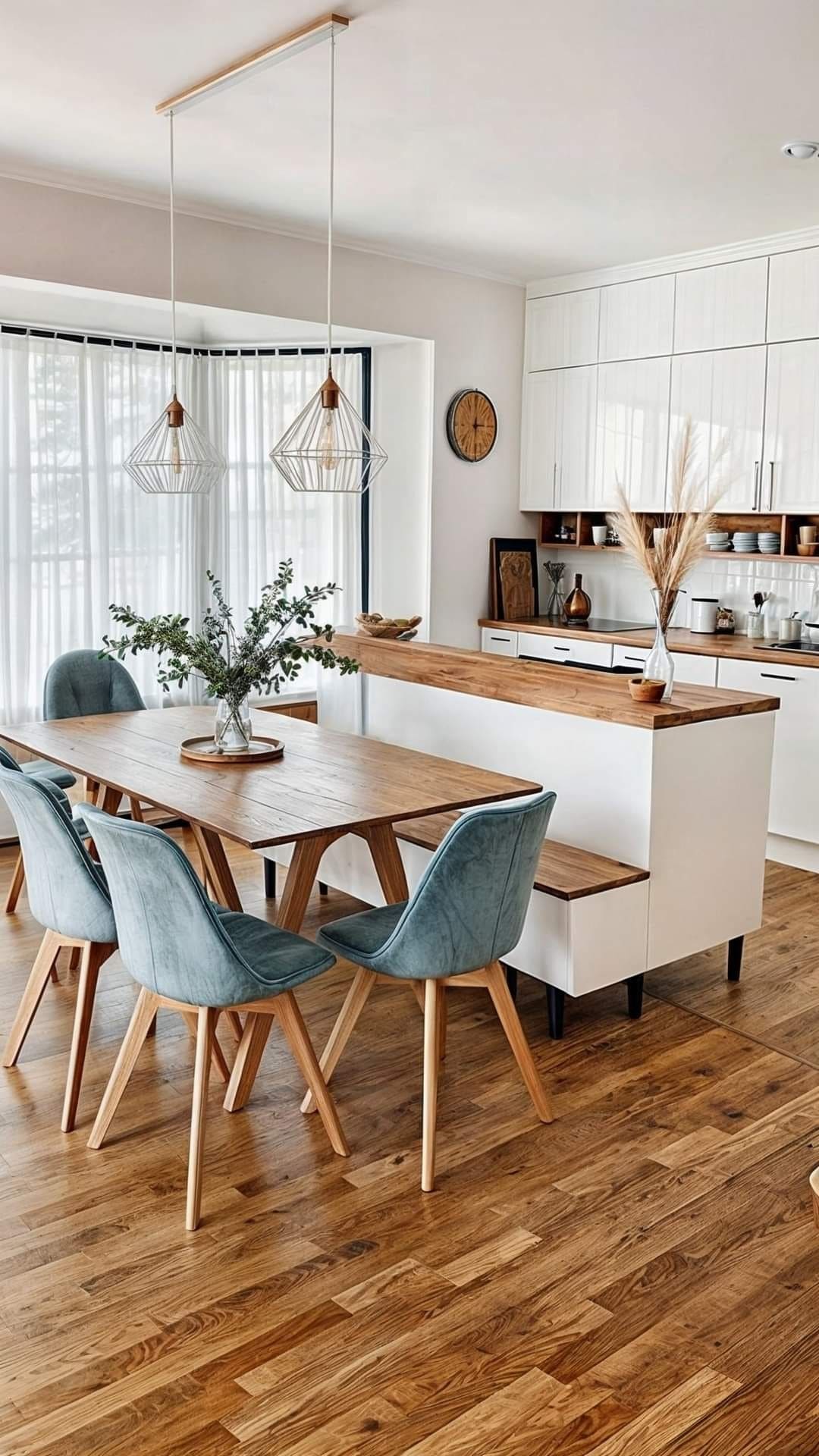 Scandinavian-Inspired Dining Charm