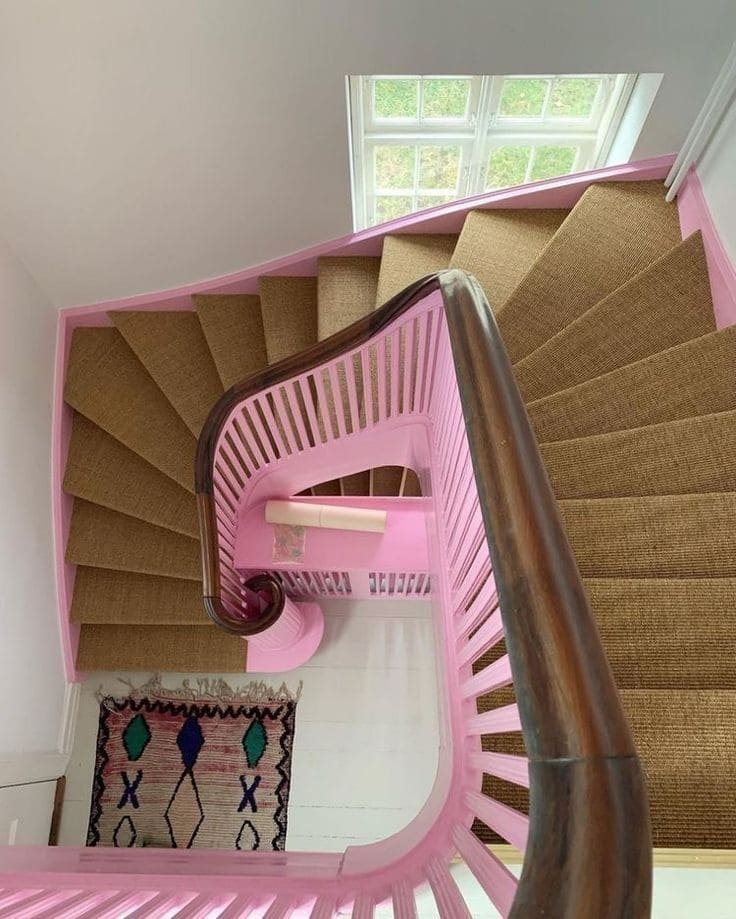 Soft Pink Charm Staircase