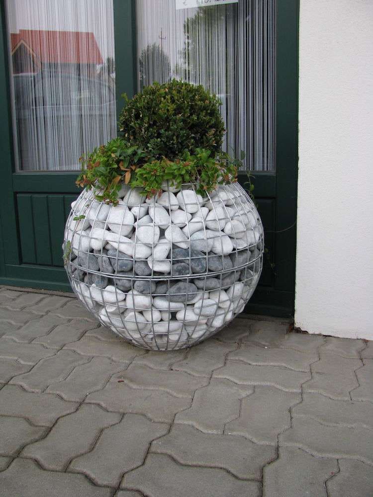 Spherical Rock Planter Design
