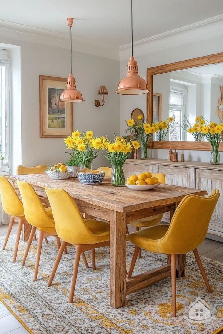 Sunlit Dining Elegance