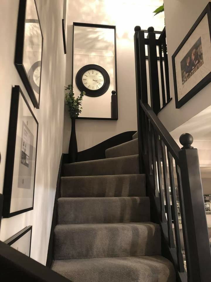 Timeless Charm Stair Wall Display