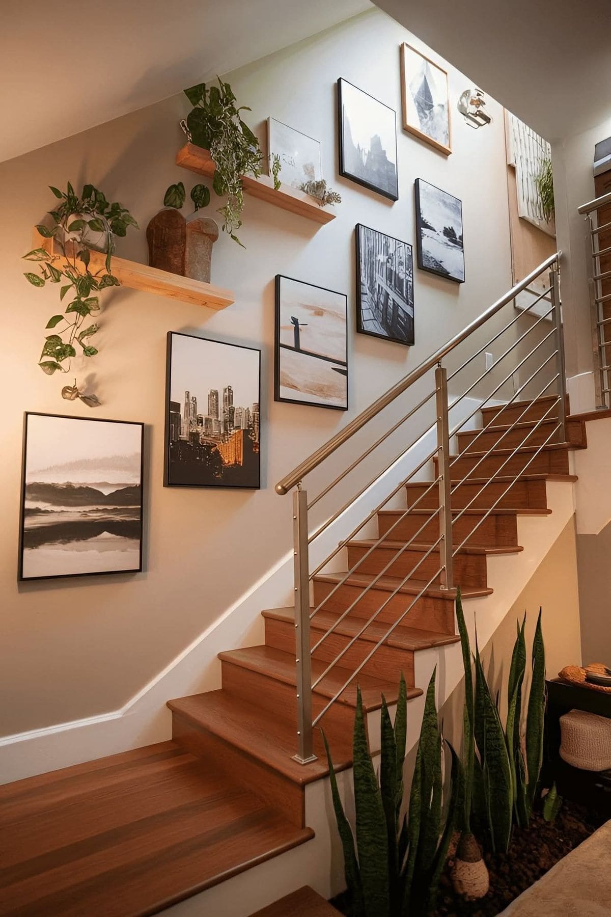 Urban Jungle Stair Wall Gallery