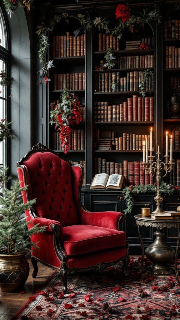 Victorian Christmas Reading Corner