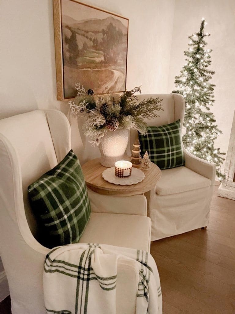 Warm Holiday Corner Nook
