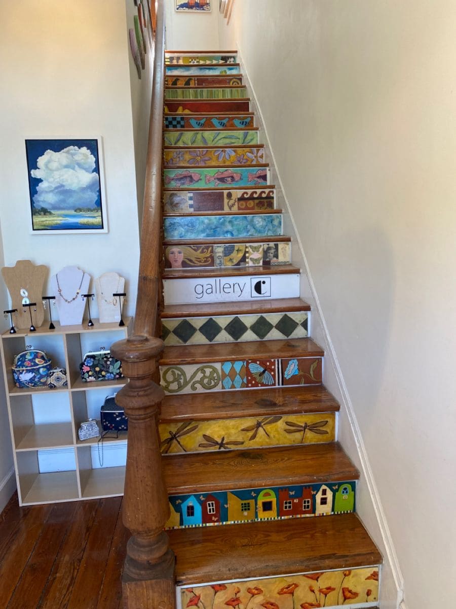 Whimsical Storybook Painted Stairs