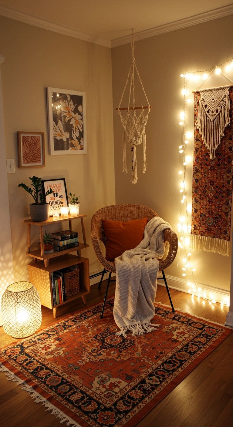 Boho-Inspired Cozy Nook
