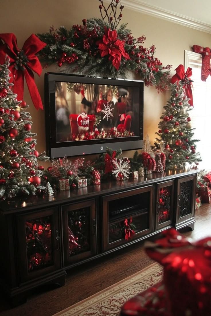 Bold Red and Green Elegance