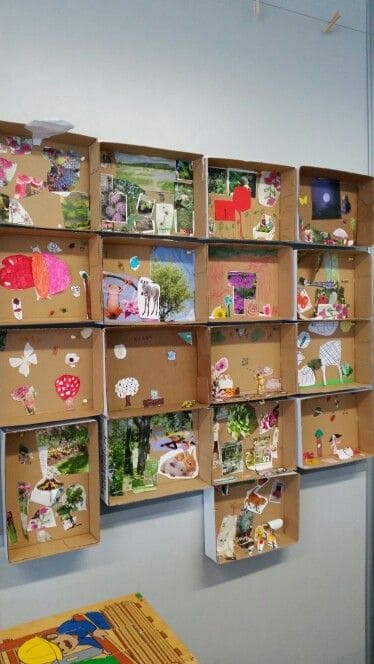 Cardboard Box Collage Gallery