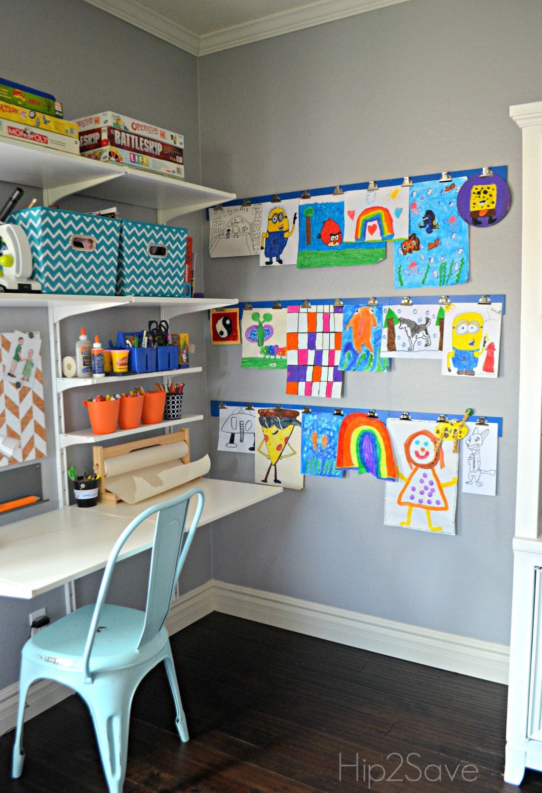 Clipboard Wall Art Display