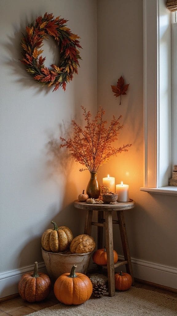 Cozy Autumn Corner Glow