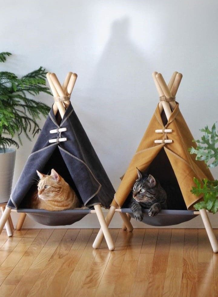 Cozy Cat Teepee Retreats