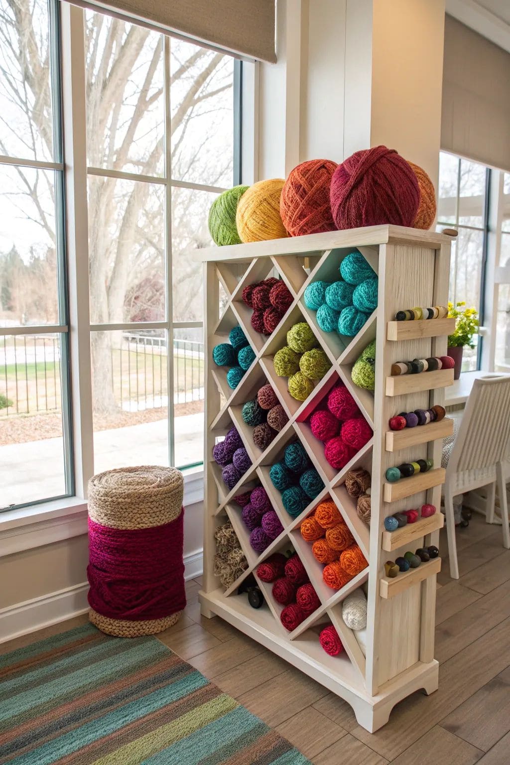 Diamond Shelf Yarn Organizer