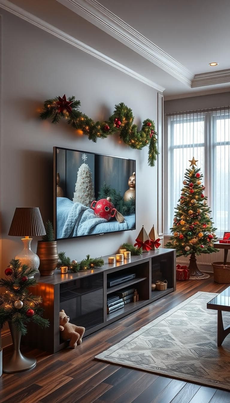 Elegant Christmas Garland Display