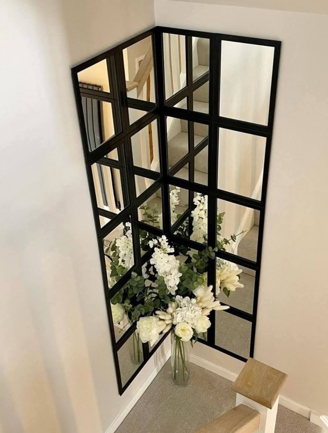 Elegant Mirror Corner Display