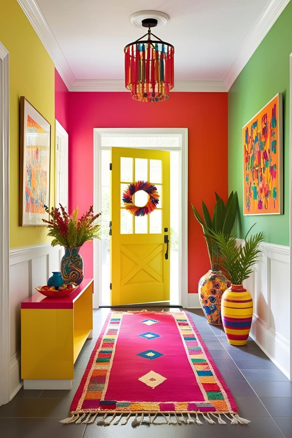 Fiesta-Inspired Entryway Burst