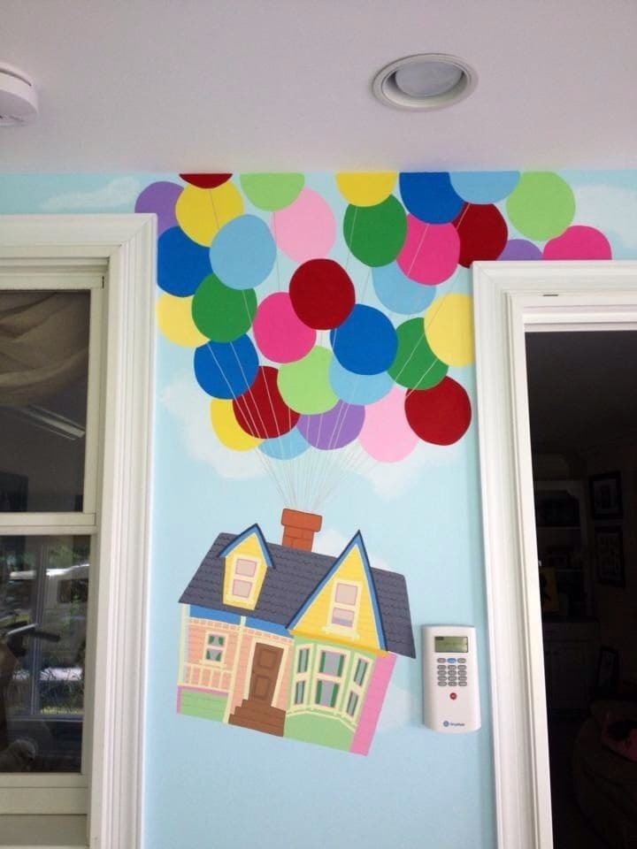 Floating House Adventure Wall