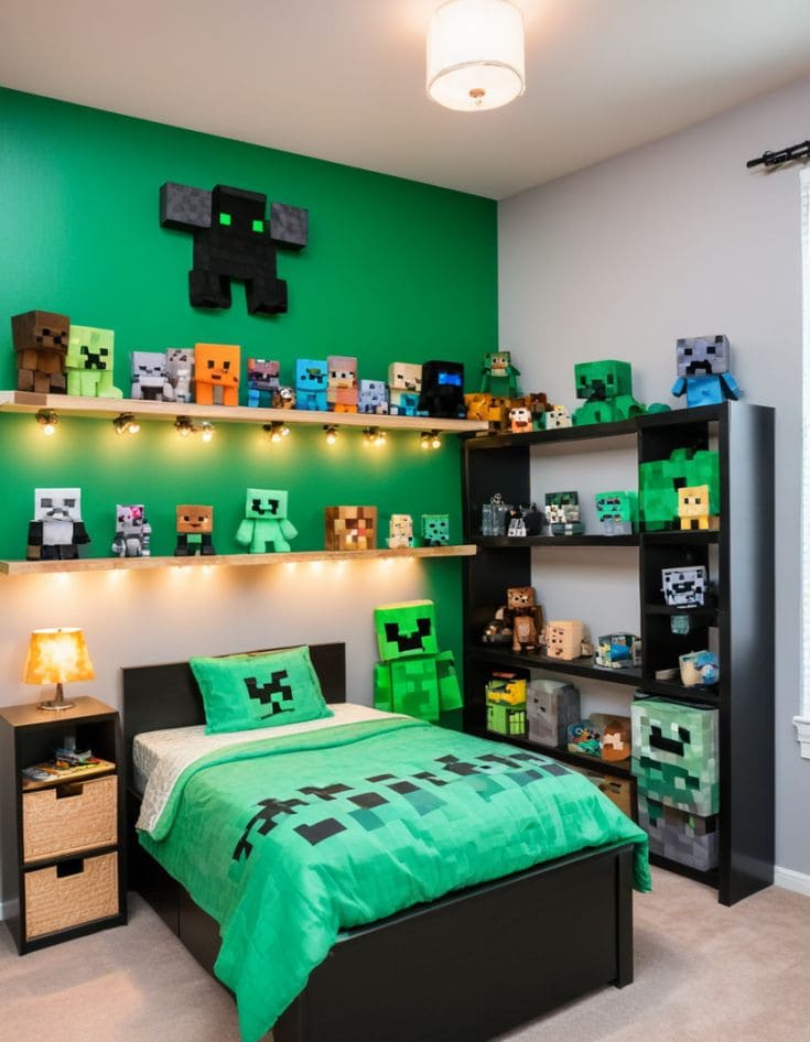 Minecraft Plush Kingdom Bedroom