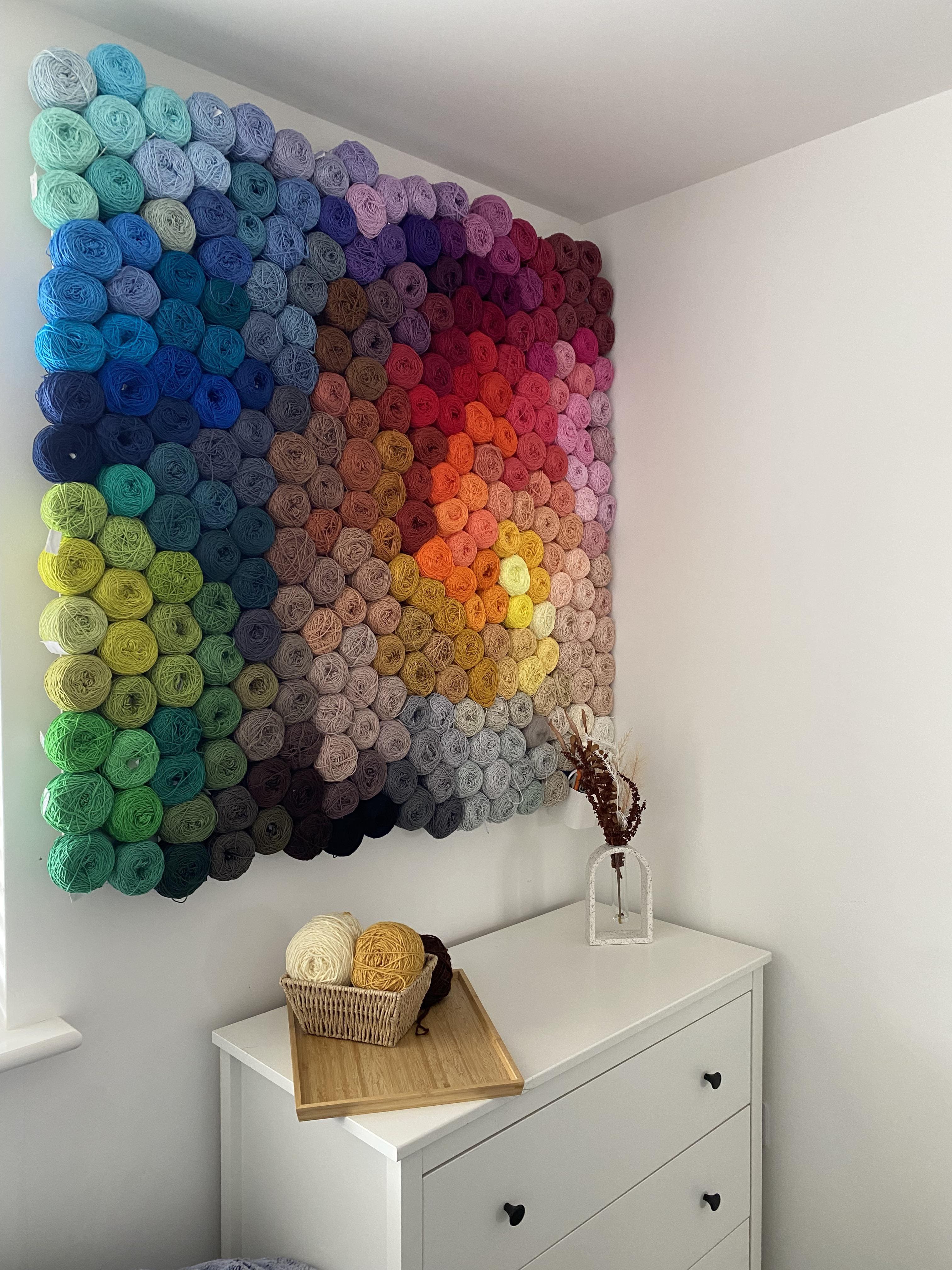 Over-the-Door Yarn Organizer