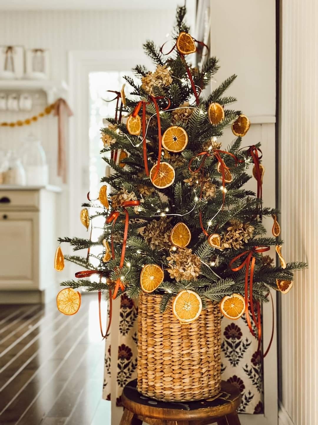 Rustic Orange Slice Christmas Tree