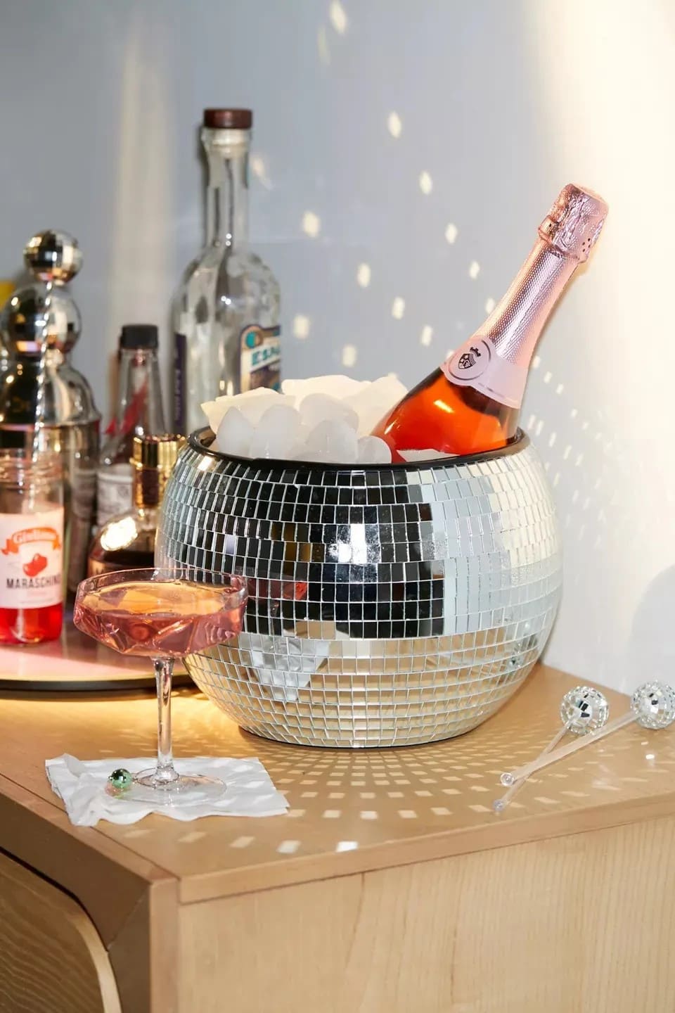 Sparkling Disco Ball Ice Bucket