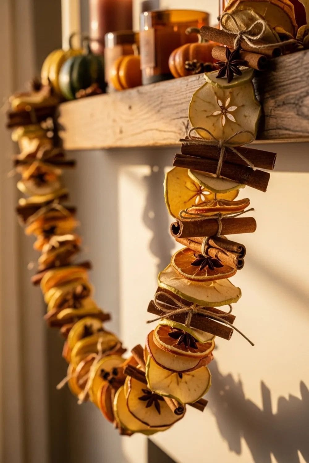 Spiced Dried Fruit Garland