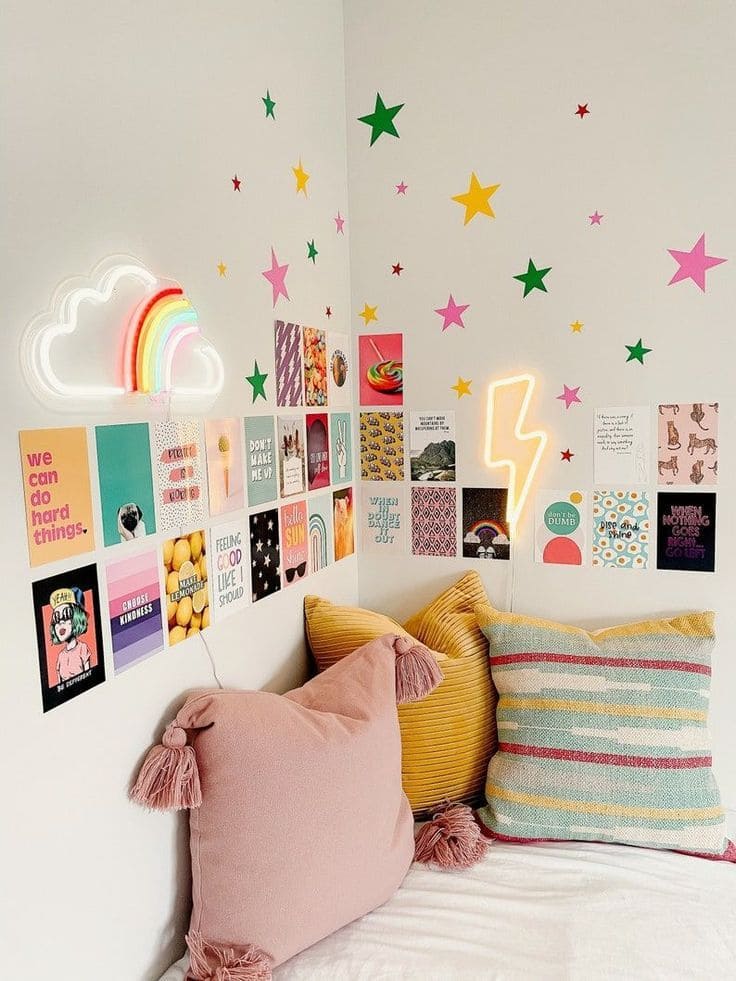 Starry Wall with Positive Vibes