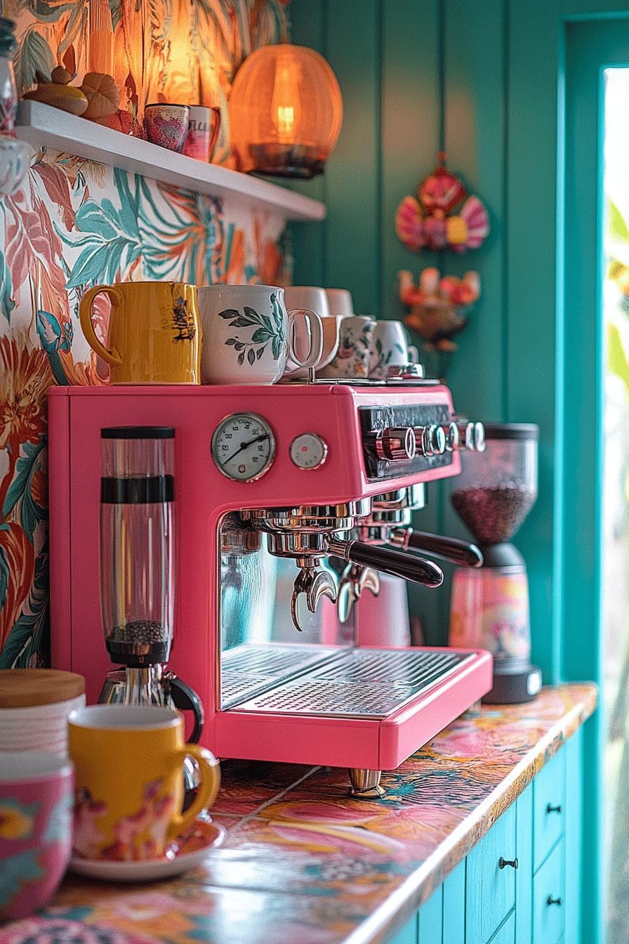 Tropical Boho Coffee Bar